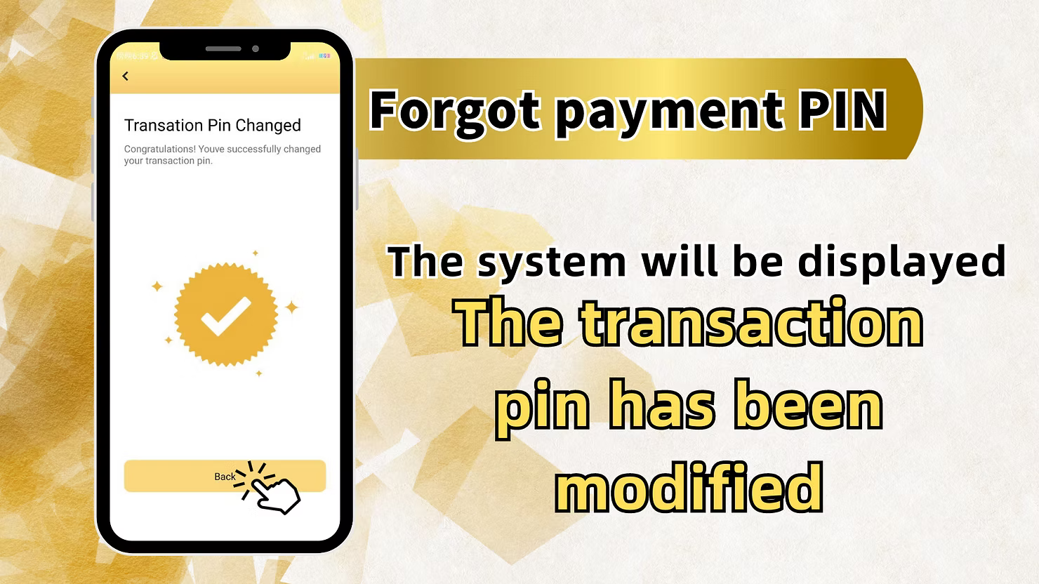 Change Payment PIN at LUCKYTOWN PLUS